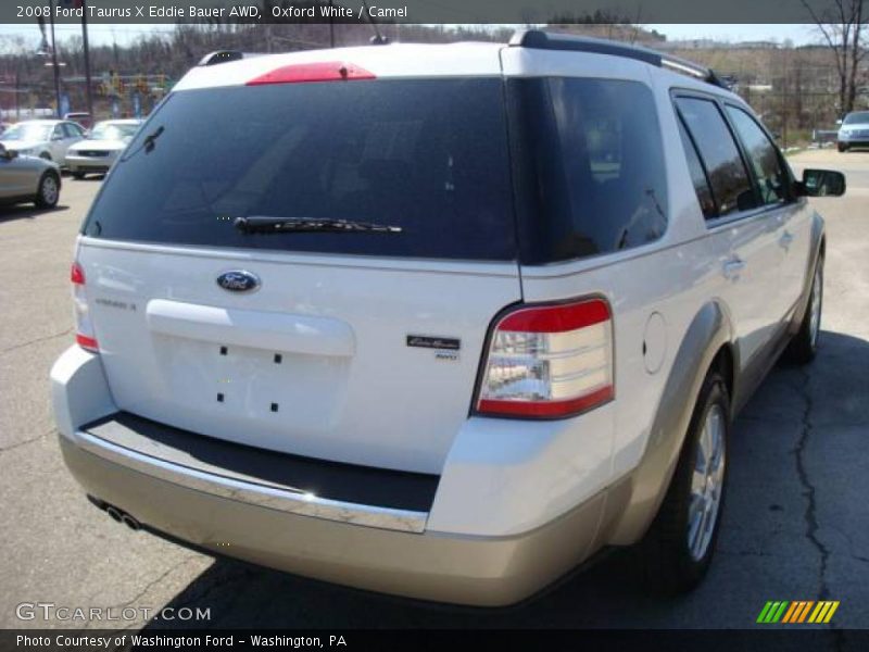Oxford White / Camel 2008 Ford Taurus X Eddie Bauer AWD