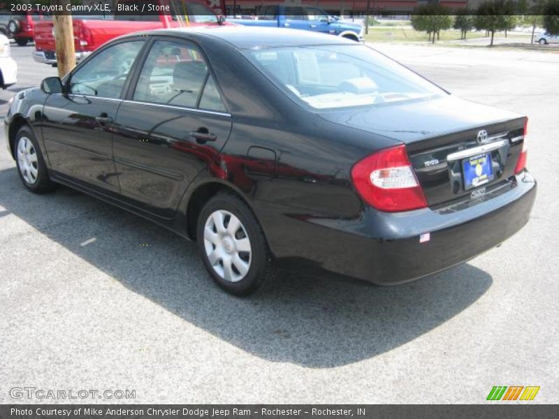 Black / Stone 2003 Toyota Camry XLE