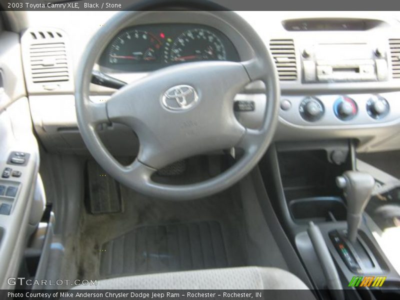 Black / Stone 2003 Toyota Camry XLE