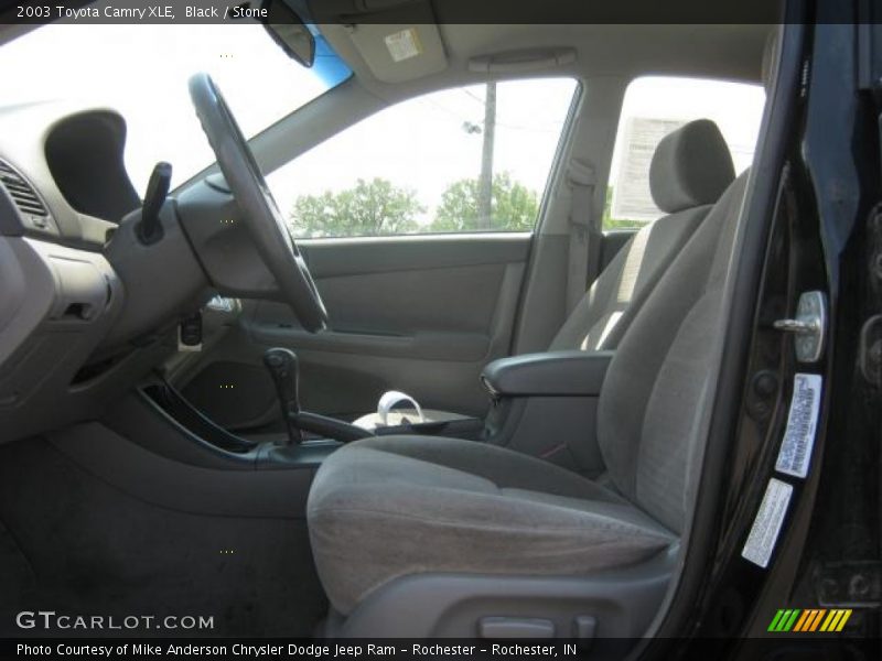 Black / Stone 2003 Toyota Camry XLE