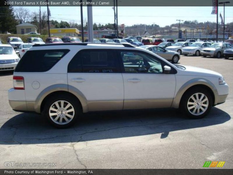 Oxford White / Camel 2008 Ford Taurus X Eddie Bauer AWD