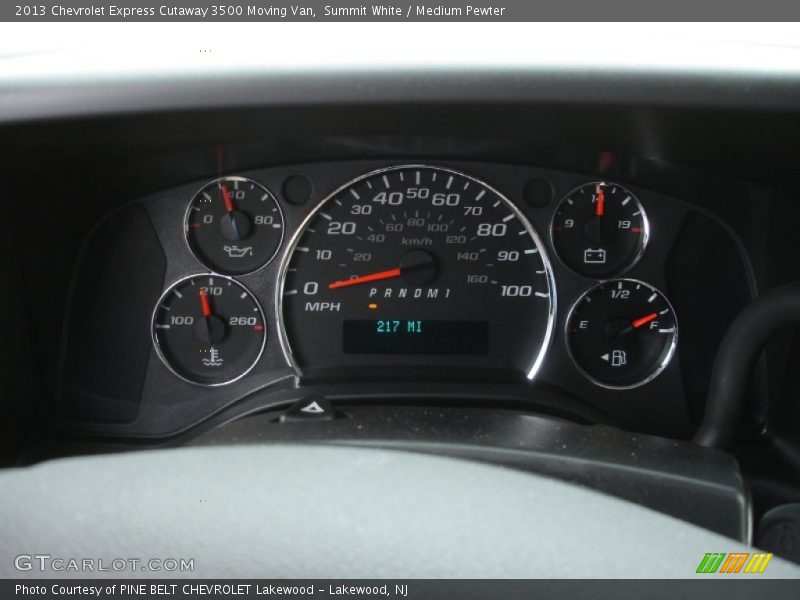  2013 Express Cutaway 3500 Moving Van 3500 Moving Van Gauges
