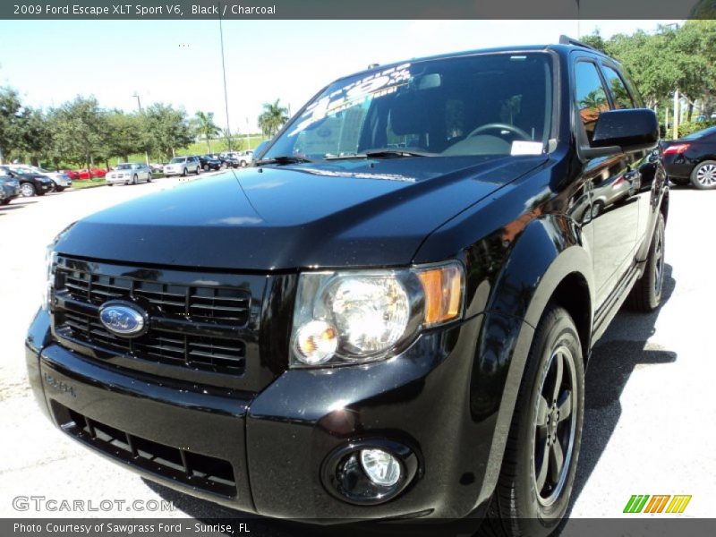 Black / Charcoal 2009 Ford Escape XLT Sport V6