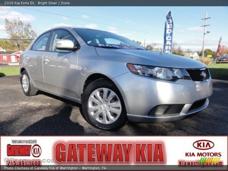 Bright Silver / Stone 2010 Kia Forte EX