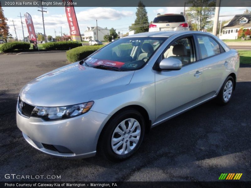 Bright Silver / Stone 2010 Kia Forte EX