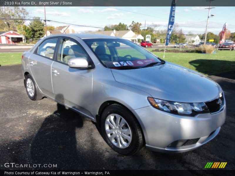 Bright Silver / Stone 2010 Kia Forte EX