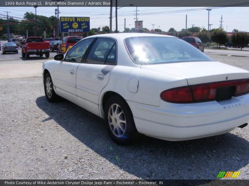 Bright White Diamond / Adriatic Blue 1999 Buick Regal LS
