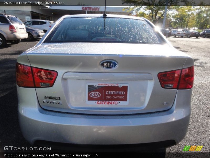 Bright Silver / Stone 2010 Kia Forte EX