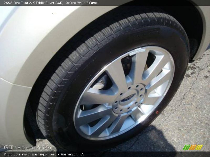 Oxford White / Camel 2008 Ford Taurus X Eddie Bauer AWD