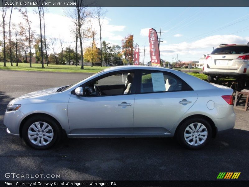 Bright Silver / Stone 2010 Kia Forte EX