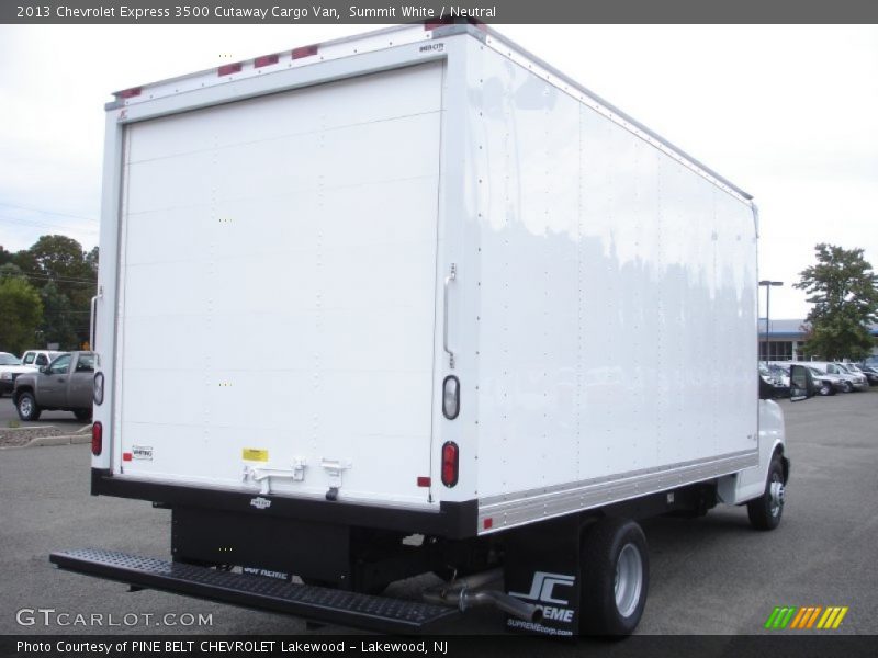 Summit White / Neutral 2013 Chevrolet Express 3500 Cutaway Cargo Van