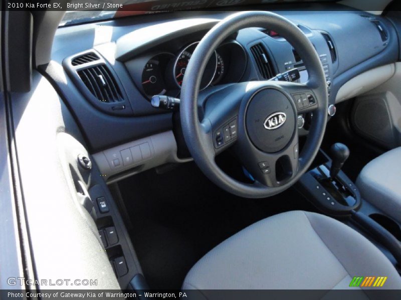Bright Silver / Stone 2010 Kia Forte EX