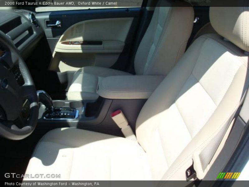 Oxford White / Camel 2008 Ford Taurus X Eddie Bauer AWD