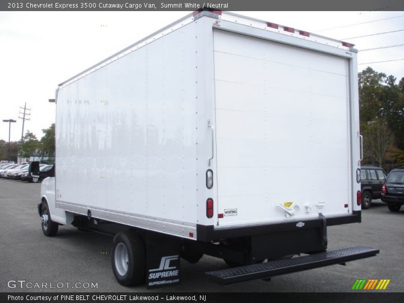 Summit White / Neutral 2013 Chevrolet Express 3500 Cutaway Cargo Van