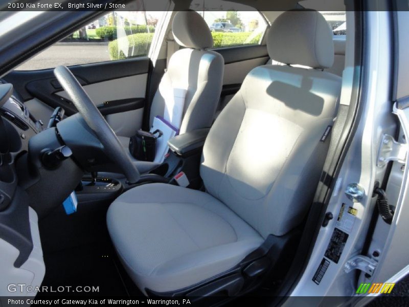 Bright Silver / Stone 2010 Kia Forte EX