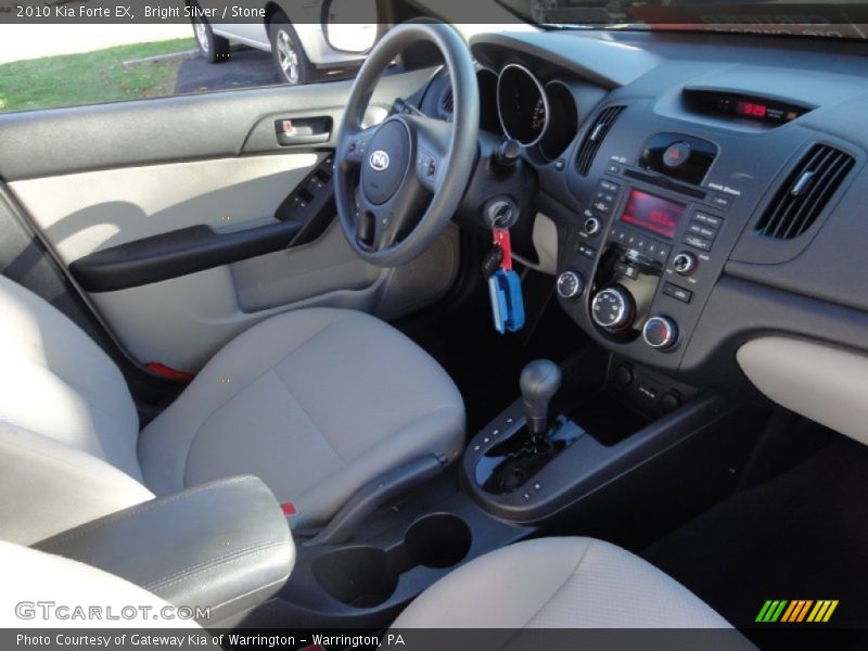Bright Silver / Stone 2010 Kia Forte EX