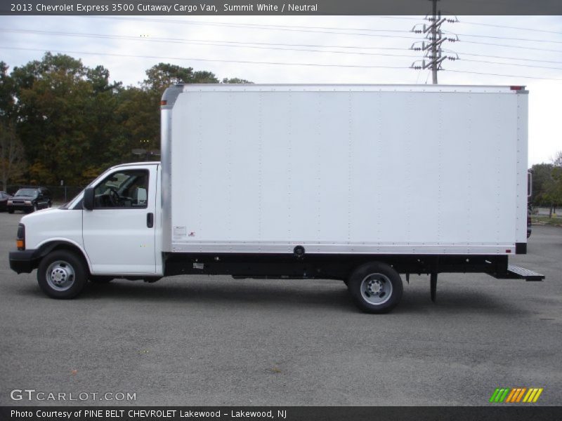 Summit White / Neutral 2013 Chevrolet Express 3500 Cutaway Cargo Van