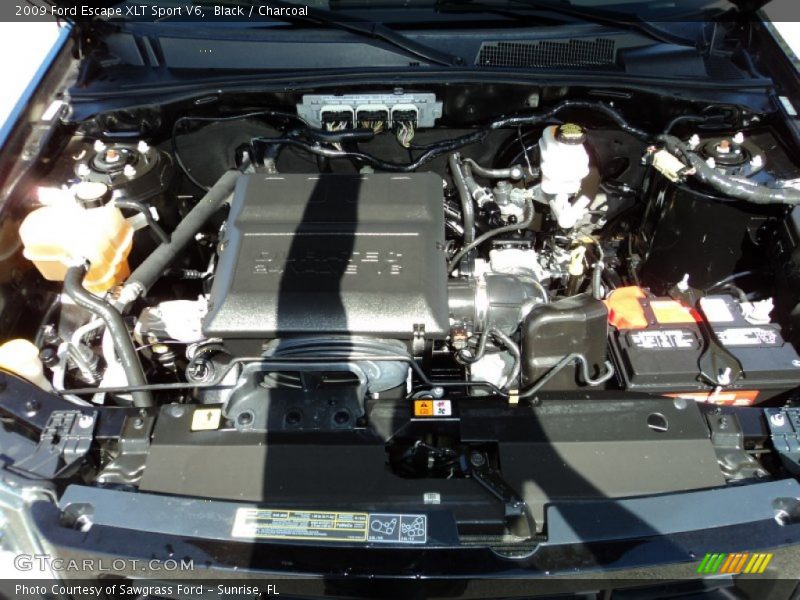 Black / Charcoal 2009 Ford Escape XLT Sport V6