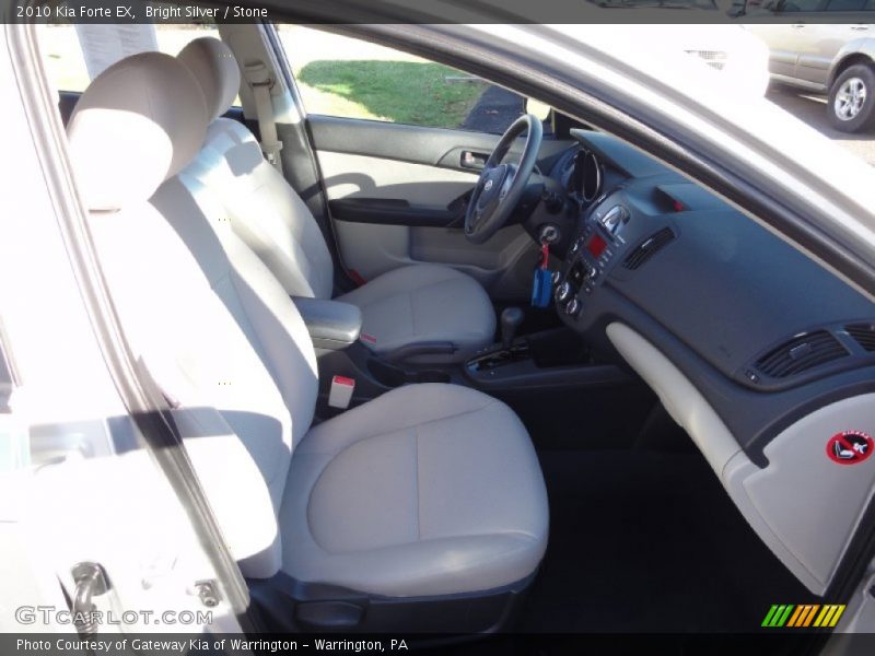 Bright Silver / Stone 2010 Kia Forte EX