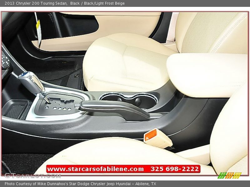 Black / Black/Light Frost Beige 2013 Chrysler 200 Touring Sedan
