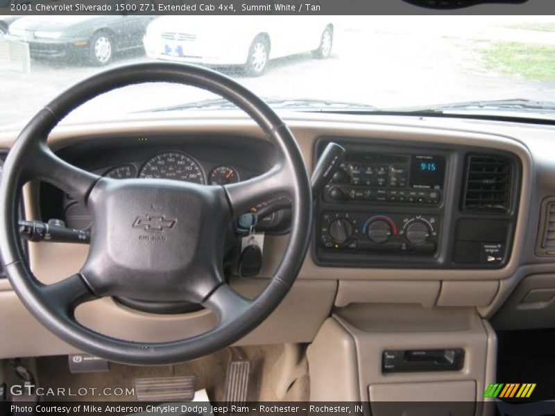 Summit White / Tan 2001 Chevrolet Silverado 1500 Z71 Extended Cab 4x4