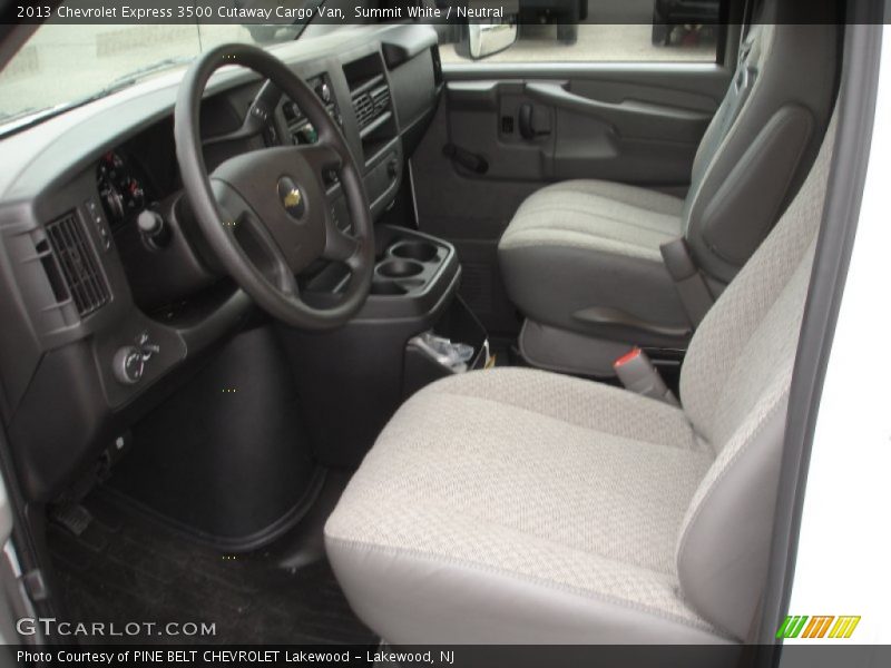  2013 Express 3500 Cutaway Cargo Van Neutral Interior