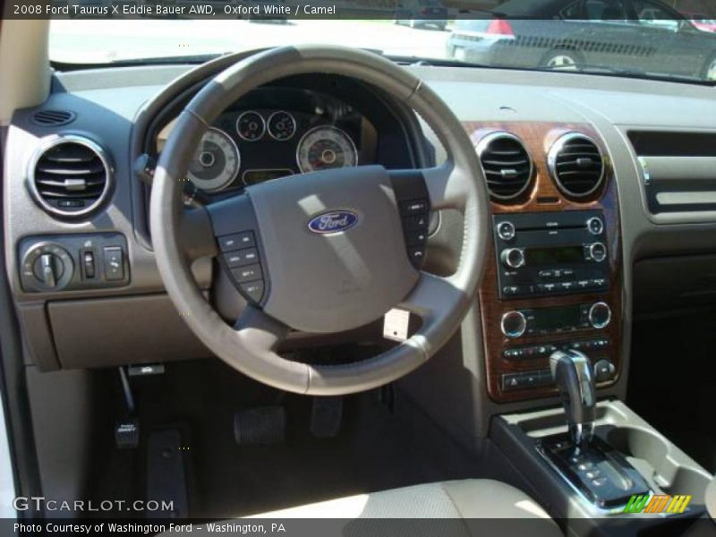 Oxford White / Camel 2008 Ford Taurus X Eddie Bauer AWD