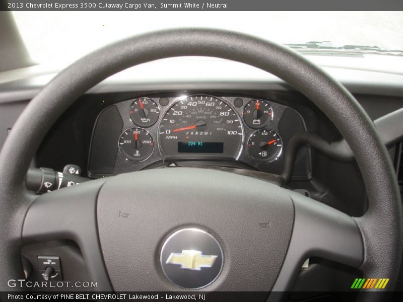 Summit White / Neutral 2013 Chevrolet Express 3500 Cutaway Cargo Van