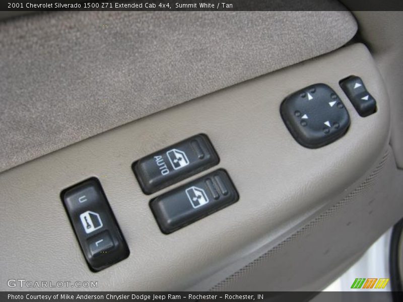Summit White / Tan 2001 Chevrolet Silverado 1500 Z71 Extended Cab 4x4