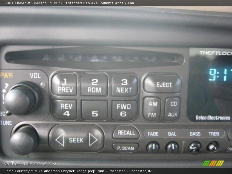 Summit White / Tan 2001 Chevrolet Silverado 1500 Z71 Extended Cab 4x4
