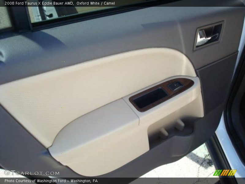 Oxford White / Camel 2008 Ford Taurus X Eddie Bauer AWD