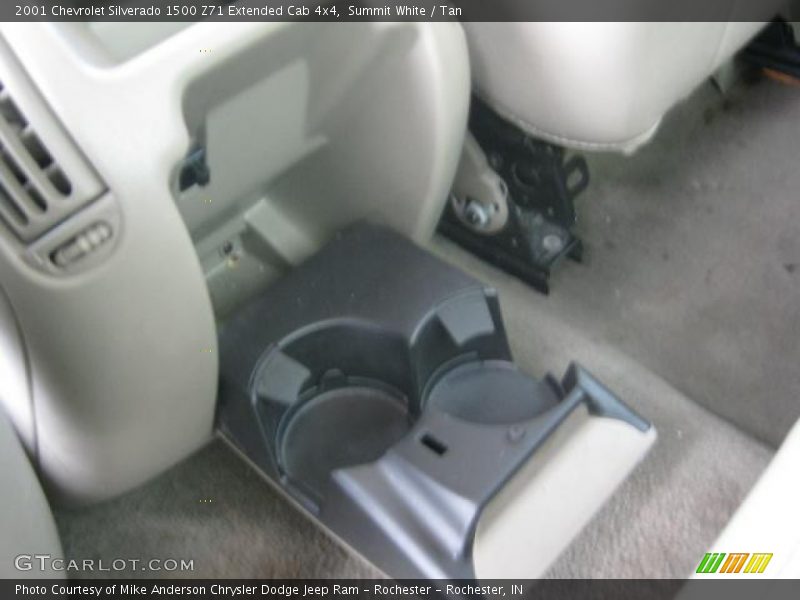 Summit White / Tan 2001 Chevrolet Silverado 1500 Z71 Extended Cab 4x4