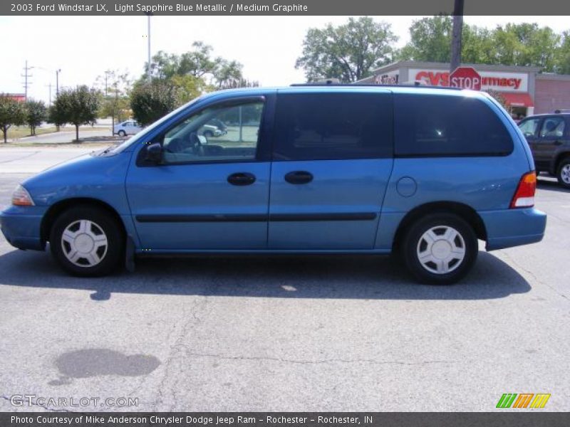 Light Sapphire Blue Metallic / Medium Graphite 2003 Ford Windstar LX