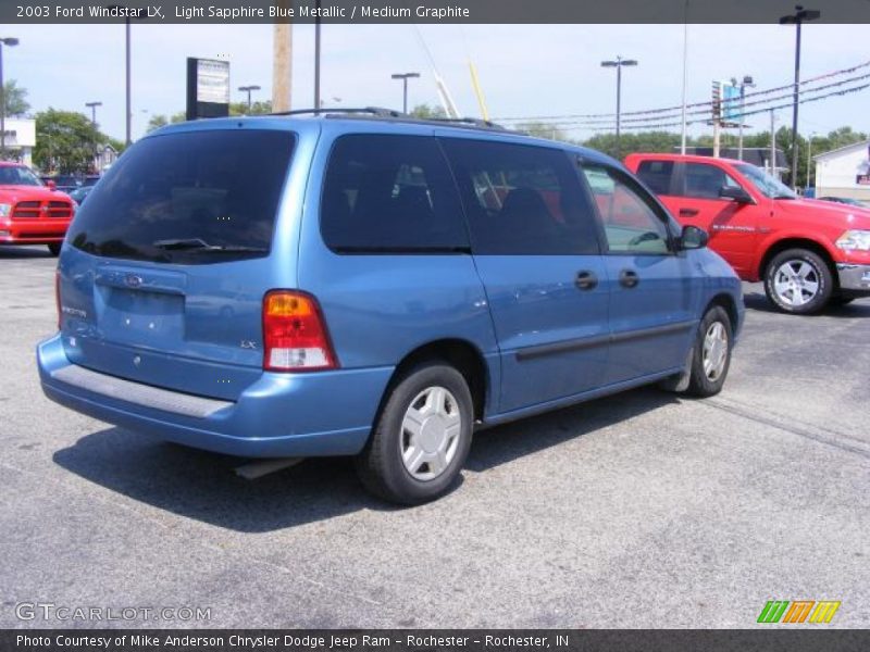 Light Sapphire Blue Metallic / Medium Graphite 2003 Ford Windstar LX