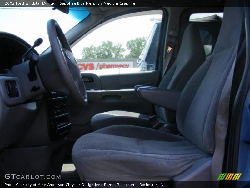 Light Sapphire Blue Metallic / Medium Graphite 2003 Ford Windstar LX