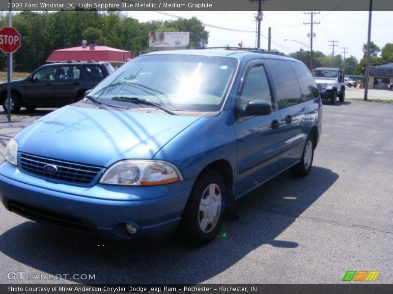Light Sapphire Blue Metallic / Medium Graphite 2003 Ford Windstar LX