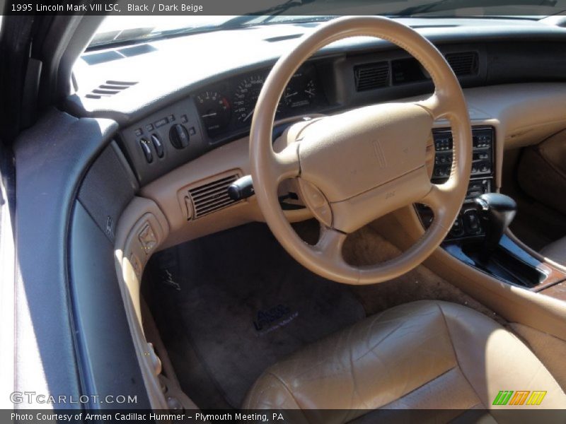 Black / Dark Beige 1995 Lincoln Mark VIII LSC