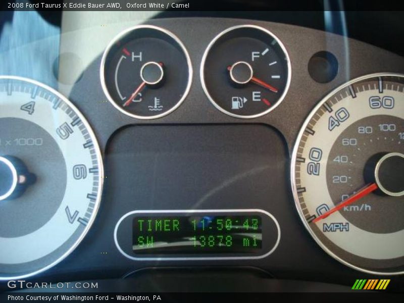 Oxford White / Camel 2008 Ford Taurus X Eddie Bauer AWD