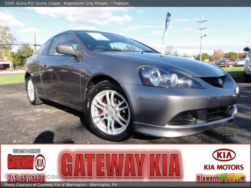 Magnesium Gray Metallic / Titanium 2005 Acura RSX Sports Coupe