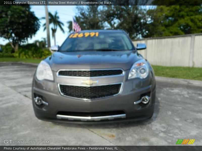 Mocha Steel Metallic / Brownstone/Jet Black 2011 Chevrolet Equinox LTZ