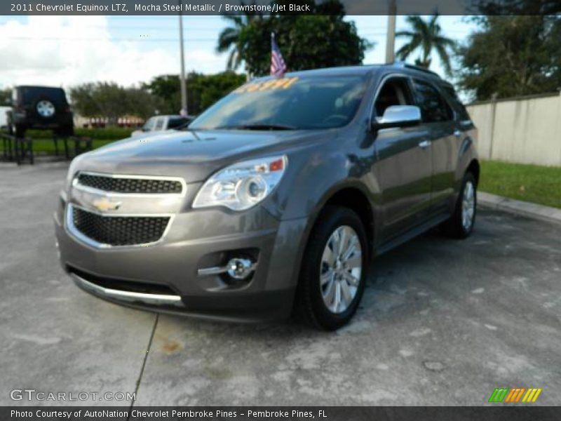 Mocha Steel Metallic / Brownstone/Jet Black 2011 Chevrolet Equinox LTZ