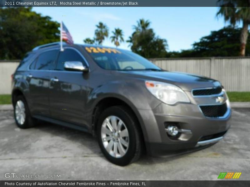 Mocha Steel Metallic / Brownstone/Jet Black 2011 Chevrolet Equinox LTZ