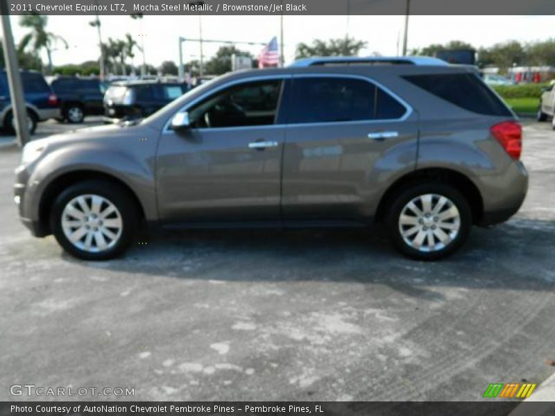 Mocha Steel Metallic / Brownstone/Jet Black 2011 Chevrolet Equinox LTZ