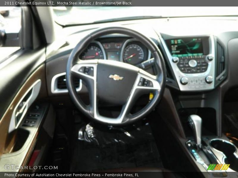 Mocha Steel Metallic / Brownstone/Jet Black 2011 Chevrolet Equinox LTZ
