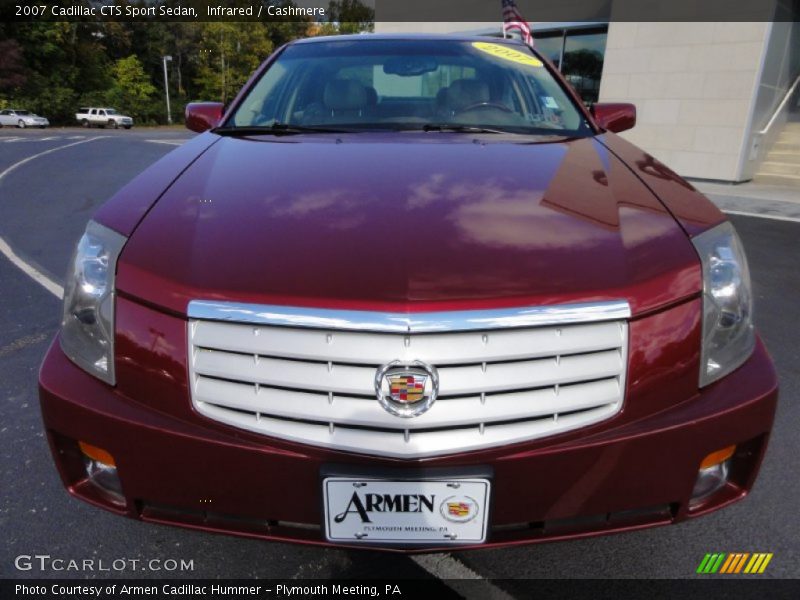 Infrared / Cashmere 2007 Cadillac CTS Sport Sedan