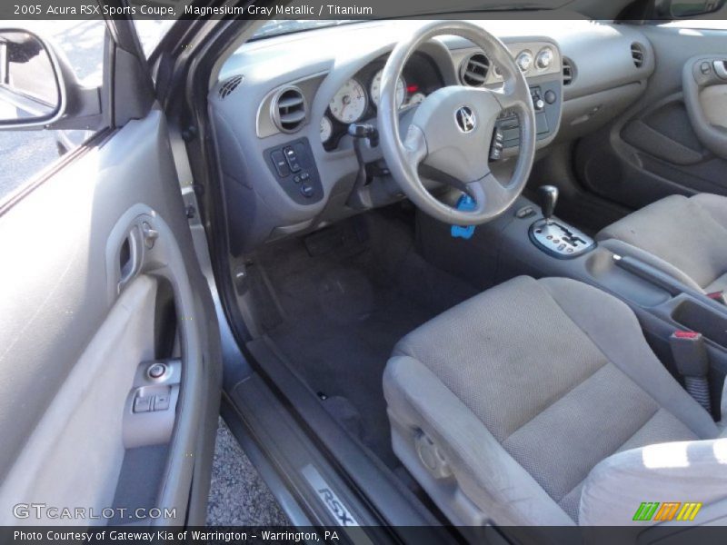 Magnesium Gray Metallic / Titanium 2005 Acura RSX Sports Coupe