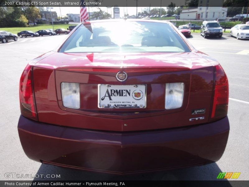 Infrared / Cashmere 2007 Cadillac CTS Sport Sedan