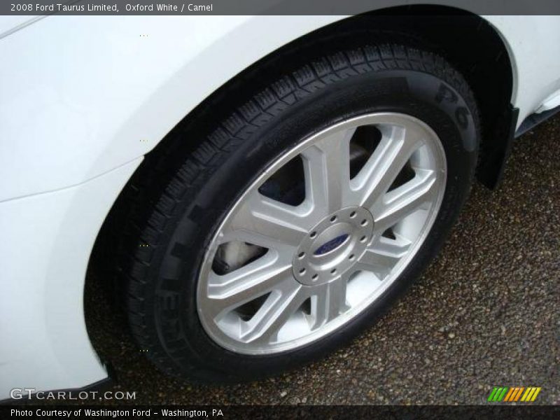 Oxford White / Camel 2008 Ford Taurus Limited