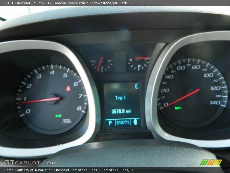 Mocha Steel Metallic / Brownstone/Jet Black 2011 Chevrolet Equinox LTZ