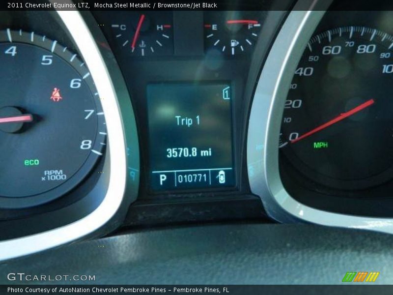 Mocha Steel Metallic / Brownstone/Jet Black 2011 Chevrolet Equinox LTZ